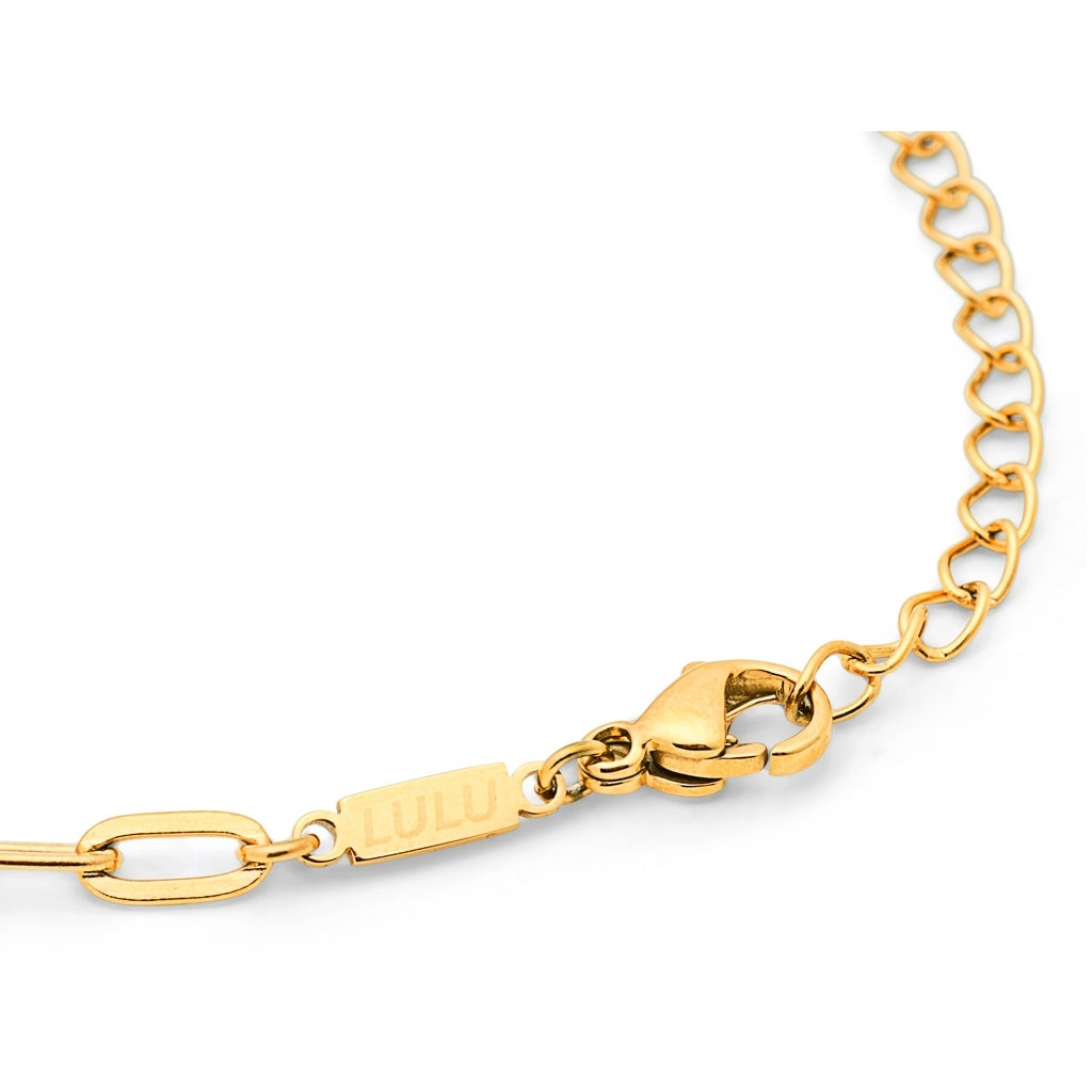LULU Copenhagen Paperclip Armband guldplÀterad Bracelets GuldplÀterad
