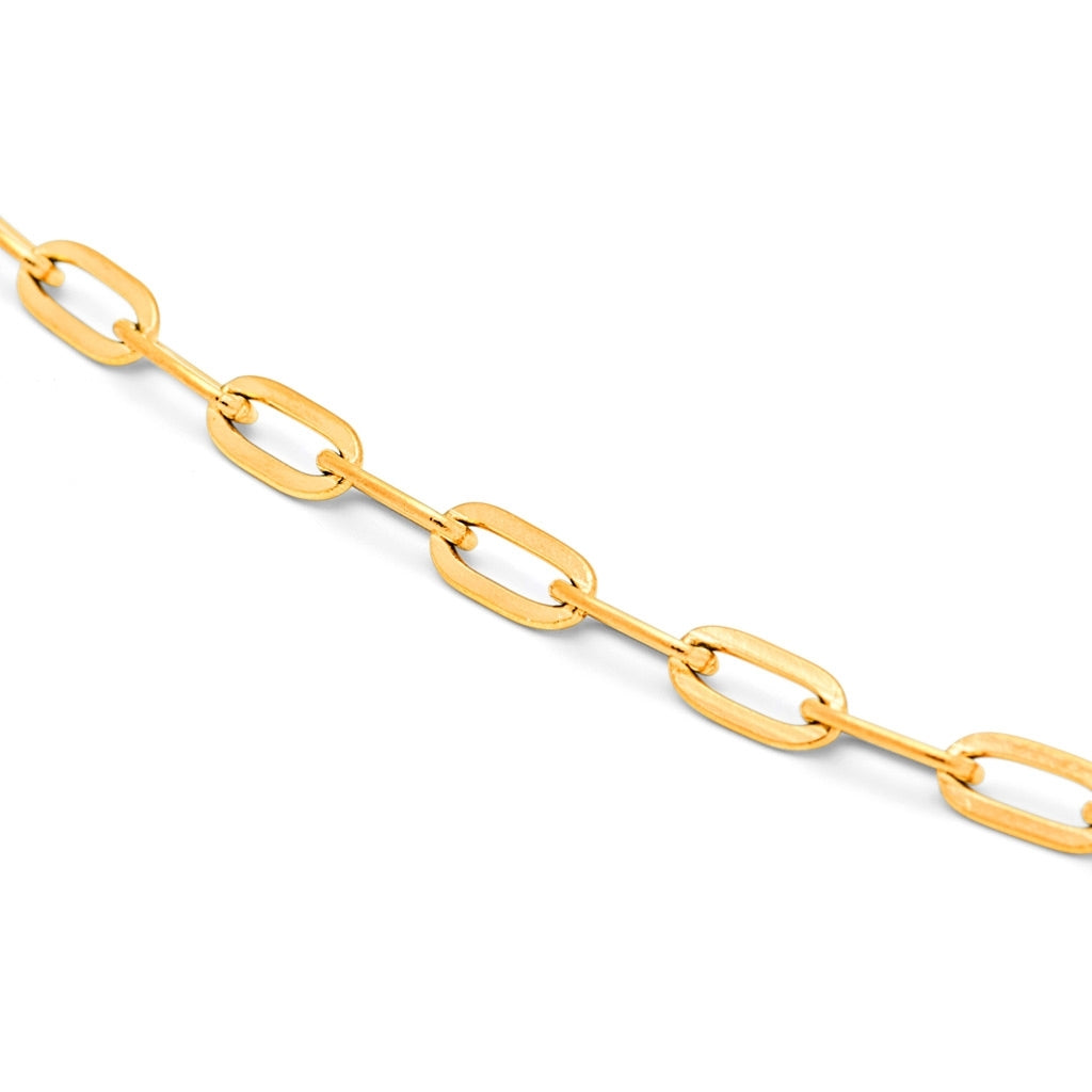 LULU Copenhagen Paperclip Halsband guldplÀterad Necklaces GuldplÀterad