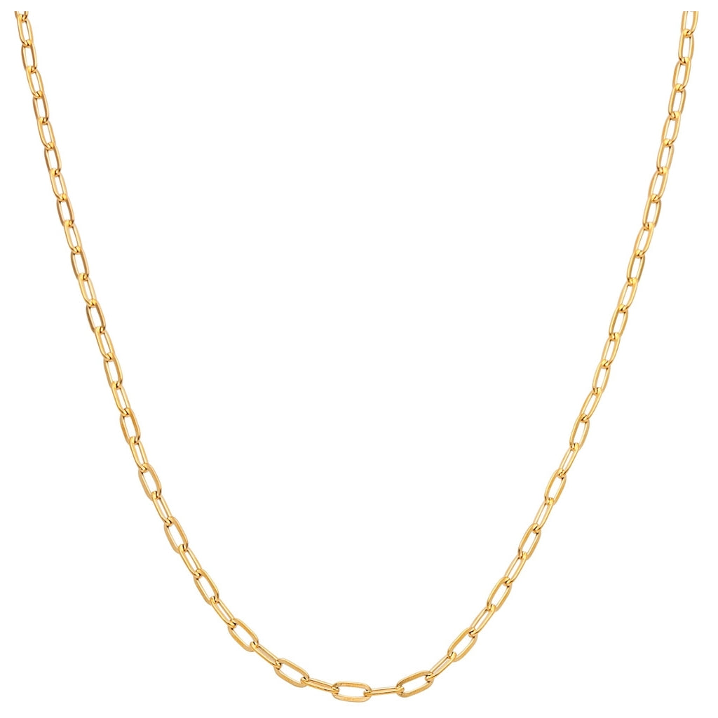 LULU Copenhagen Paperclip Halsband guldplÀterad Necklaces GuldplÀterad