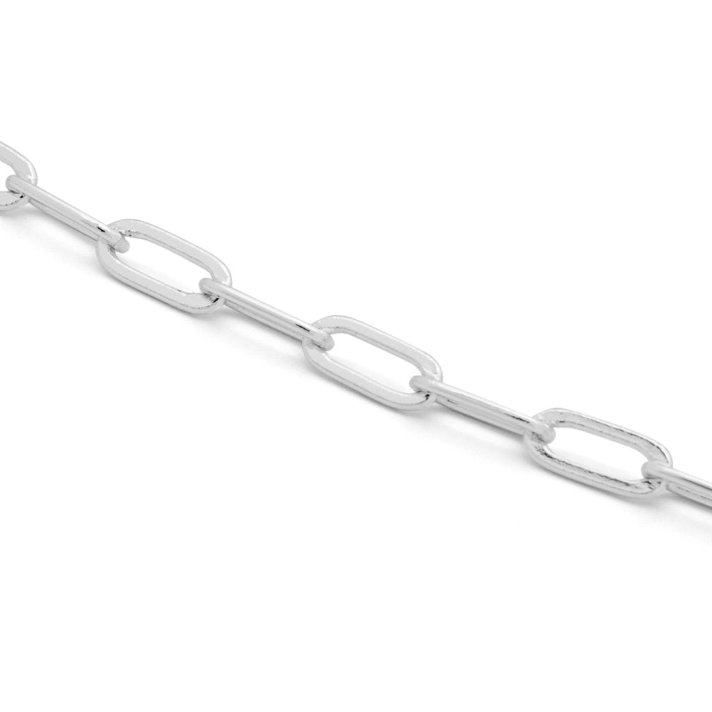 LULU Copenhagen Paperclip Halsband silverplÀterad Necklaces Silver Plated
