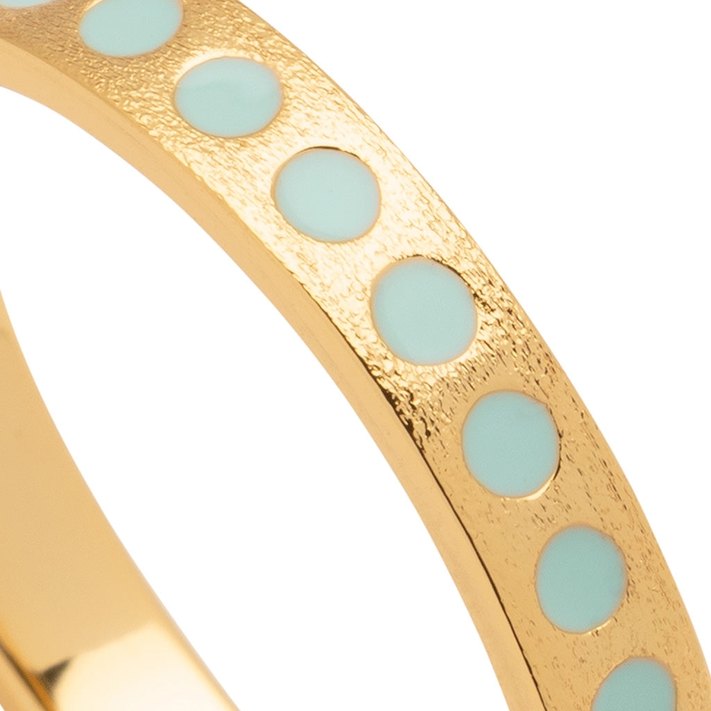 LULU Copenhagen Pattern Ring guldplÀterad Rings Mint