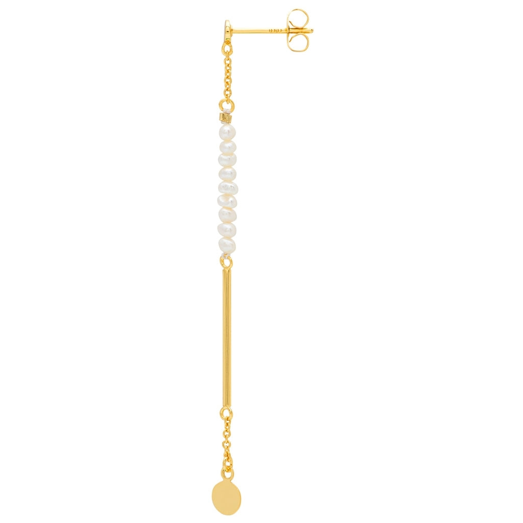 LULU Copenhagen Pearls & Pin örhÀnge 1 st Ear stud, 1 pcs GuldplÀterad