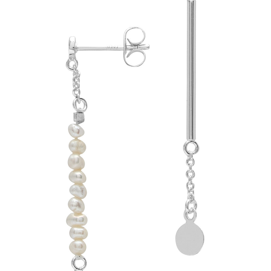 LULU Copenhagen Pearls & Pin örhänge 1 st Ear stud, 1 pcs Silver Plated