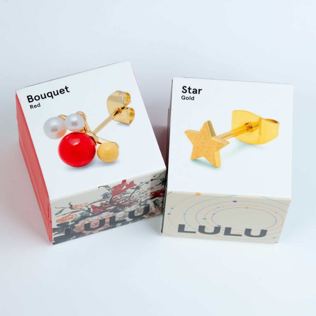 LULU Copenhagen Presentset, Stars and flowers Gift Collection MÄngfÀrgad