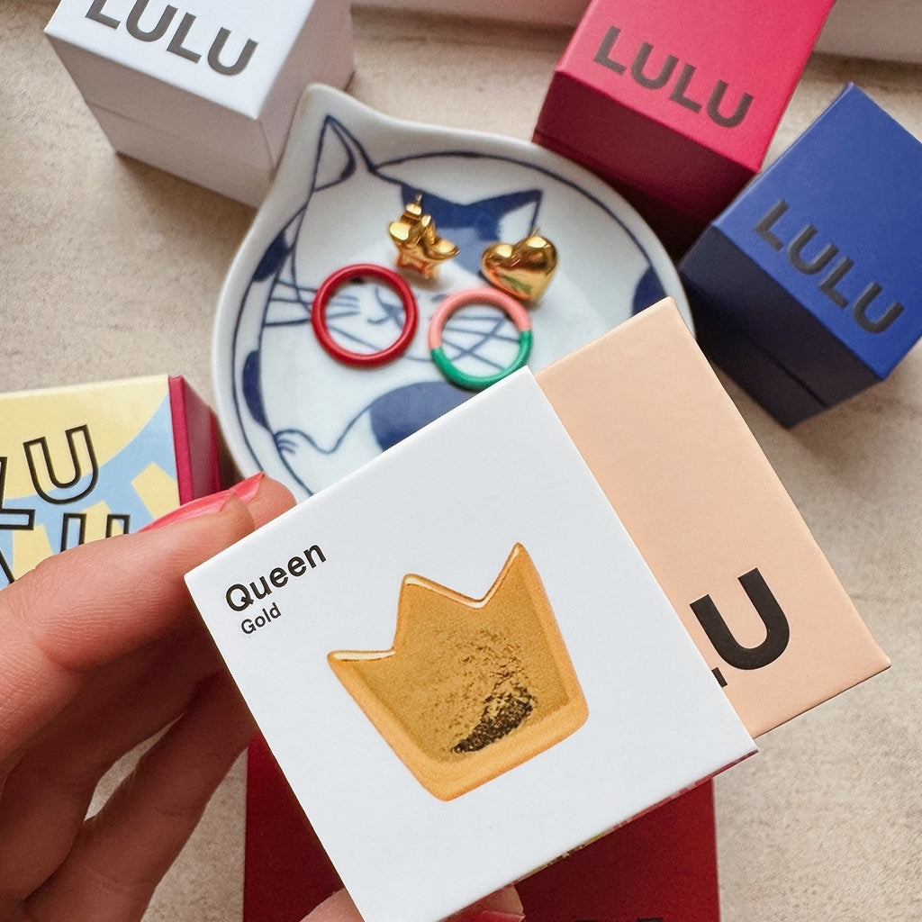 LULU Copenhagen Queen örhÀnge 1 st Ear stud, 1 pcs GuldplÀterad