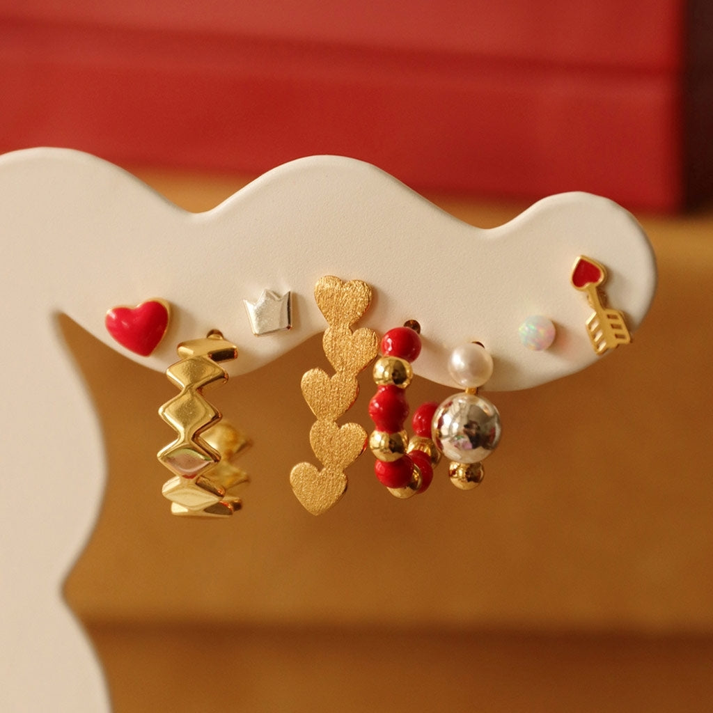 LULU Copenhagen Queen örhÀnge 1 st Ear stud, 1 pcs Silver