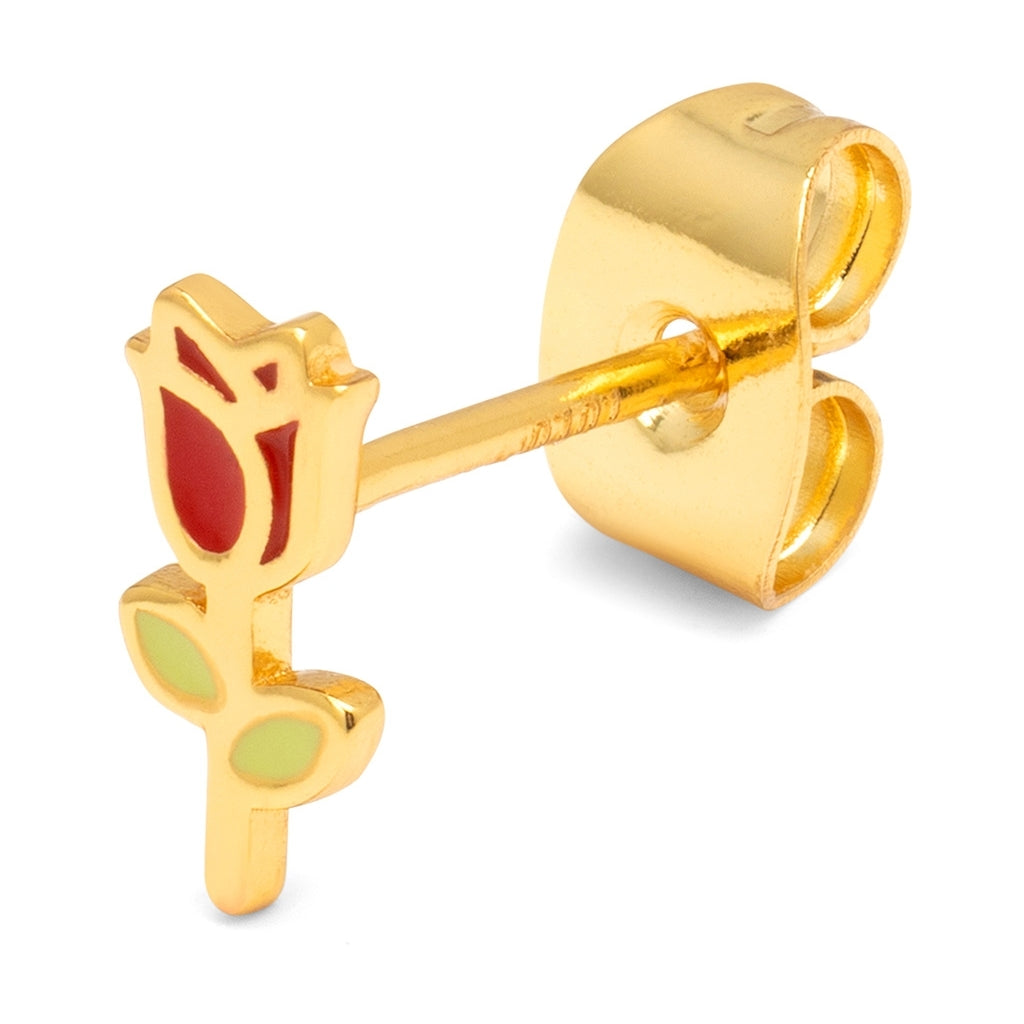 LULU Copenhagen Rose örhÀnge 1 st Ear stud, 1 pcs GuldplÀterad