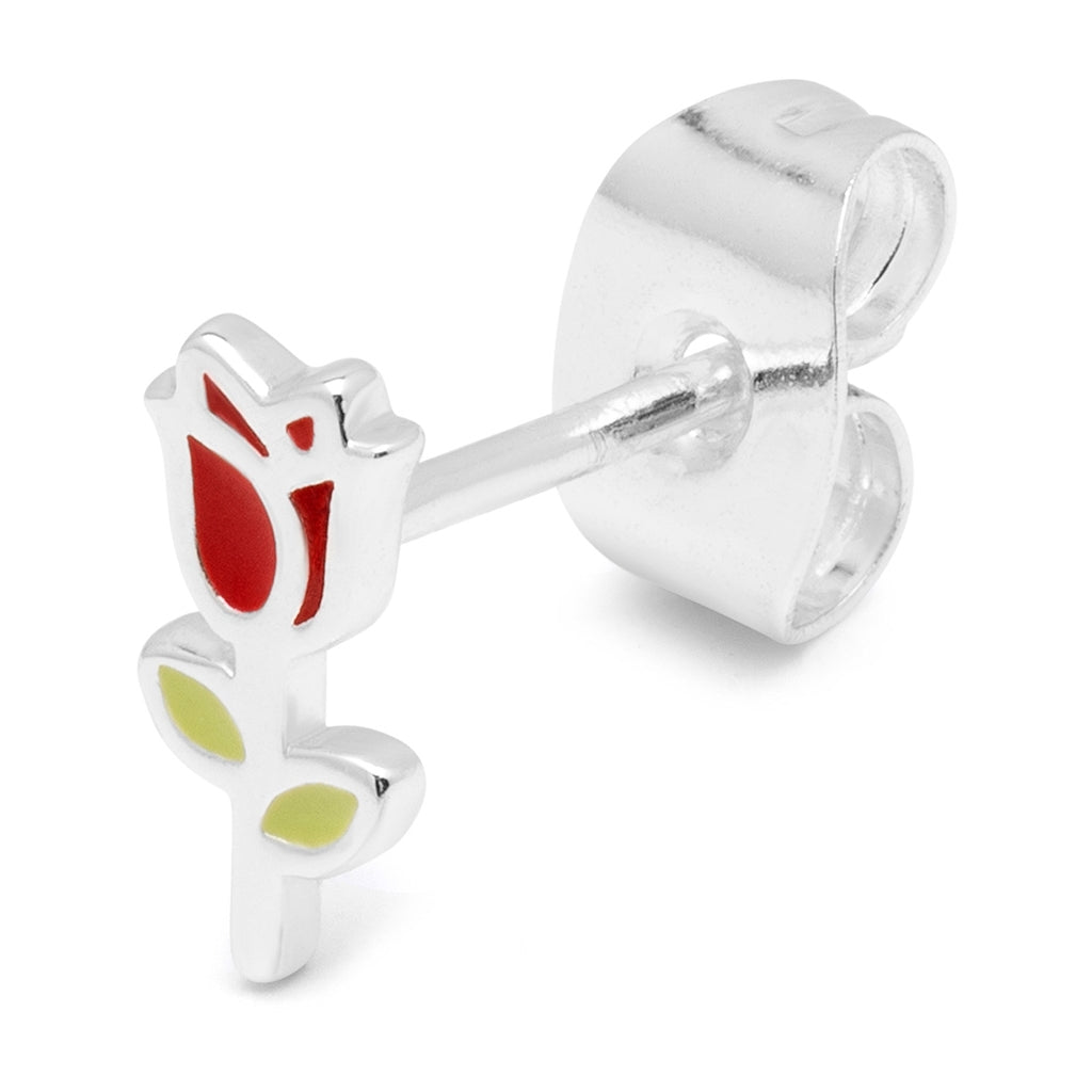 LULU Copenhagen Rose örhÀnge 1 st Ear stud, 1 pcs Silver Plated