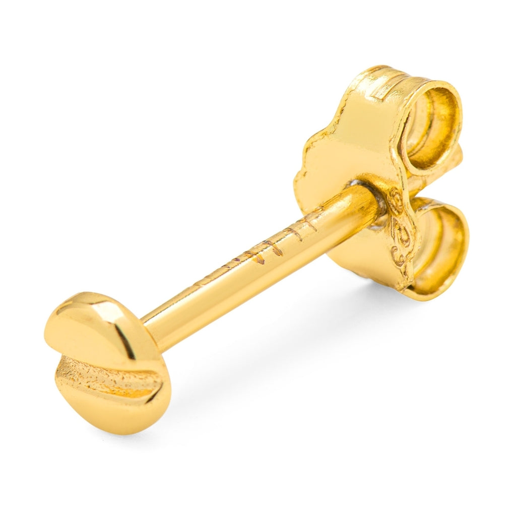 LULU Copenhagen Screw örhänge 1 st Ear stud, 1 pcs Guldpläterad