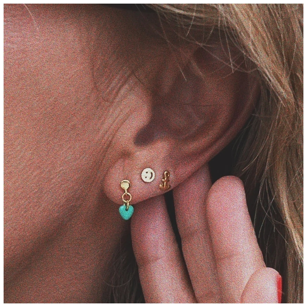 LULU Copenhagen Smile örhÀnge 1 st Ear stud, 1 pcs Silver Plated