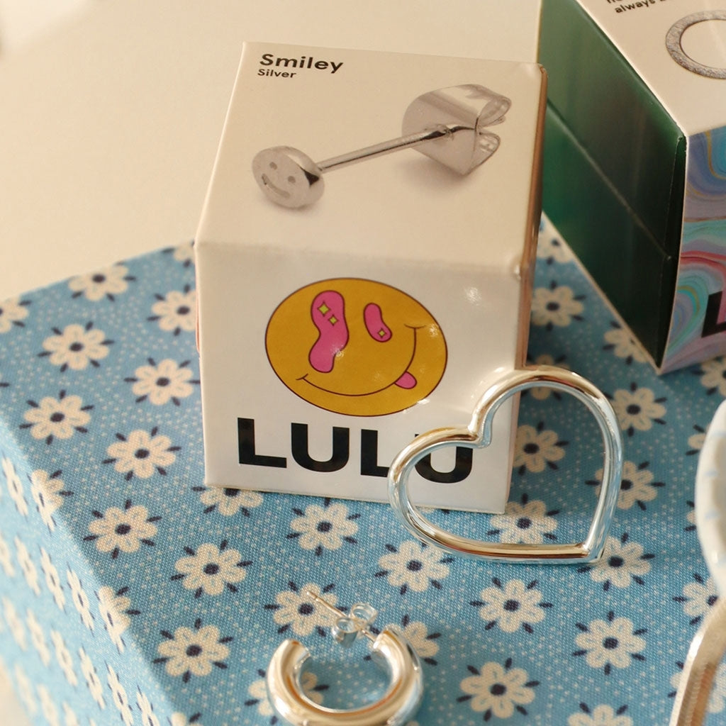 LULU Copenhagen Smile örhänge 1 st Ear stud, 1 pcs Silver Plated
