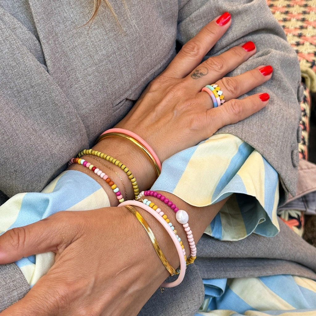 LULU Copenhagen Snake Armband guldpläterad Bracelets Guldpläterad