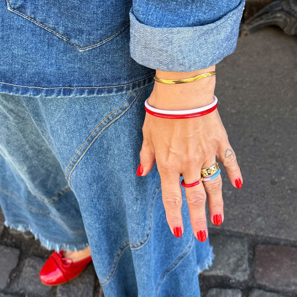 LULU Copenhagen Snake Armband guldplÀterad Bracelets GuldplÀterad