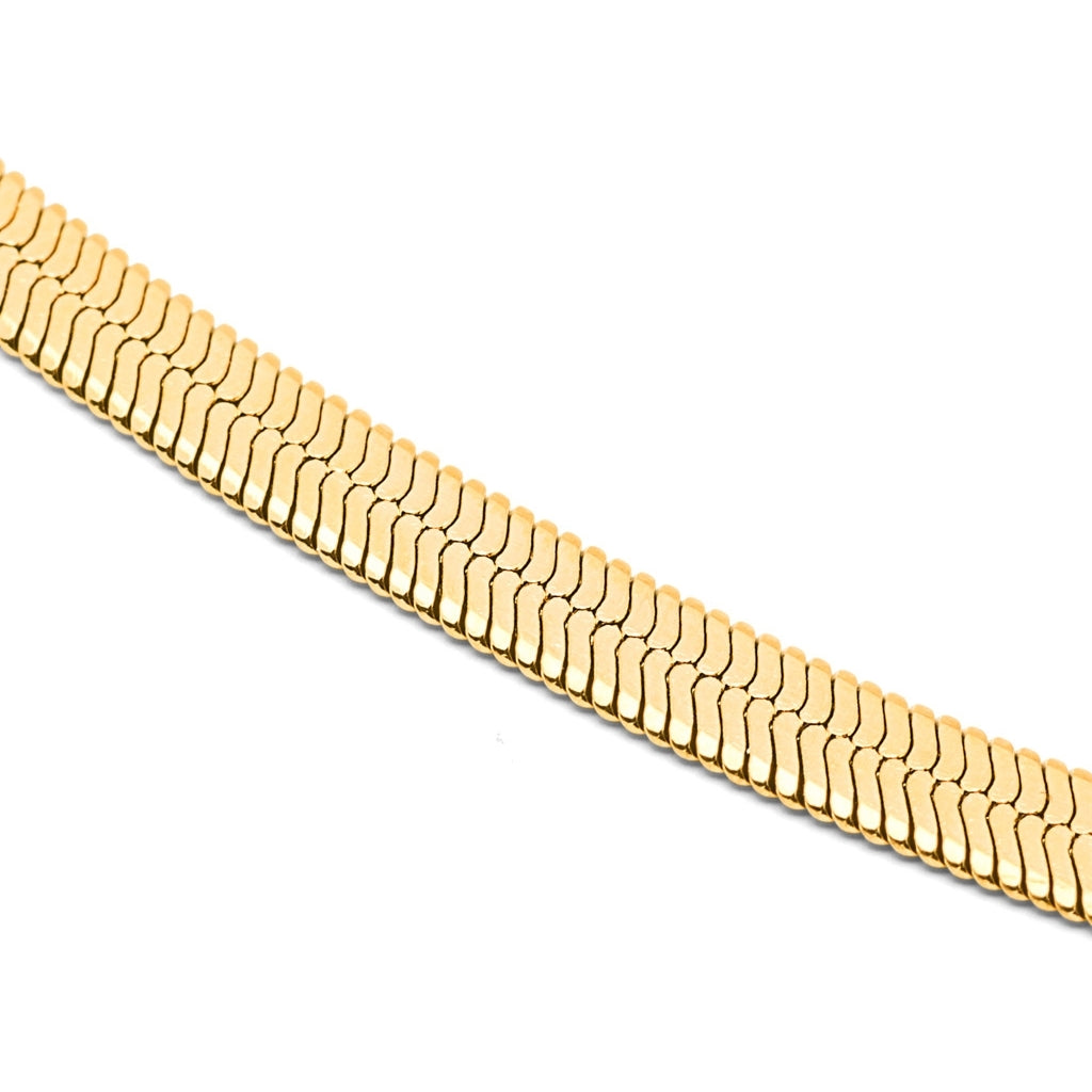 LULU Copenhagen Snake Halsband guldplÀterad Necklaces GuldplÀterad