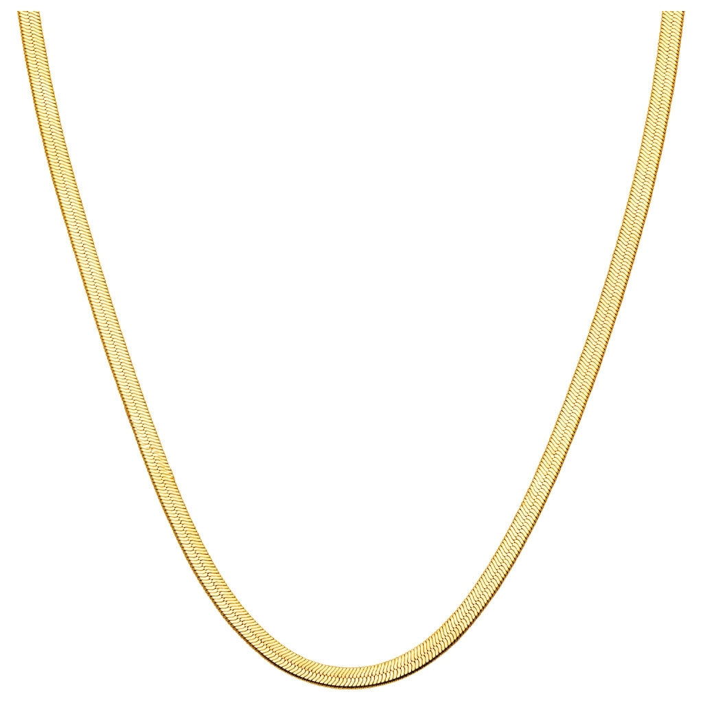 LULU Copenhagen Snake Halsband guldplÀterad Necklaces GuldplÀterad