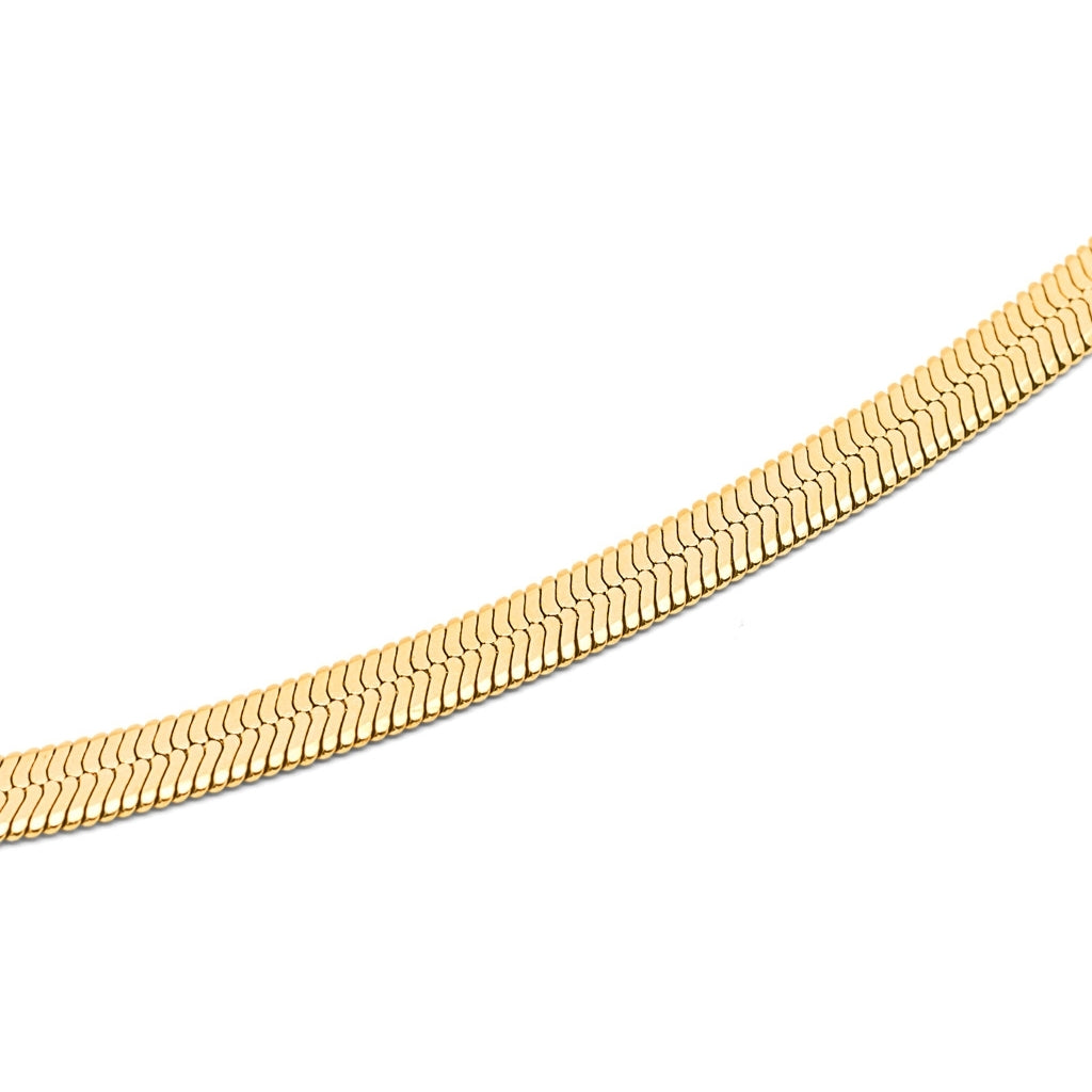 LULU Copenhagen Snake Halsband guldplÀterad Necklaces GuldplÀterad