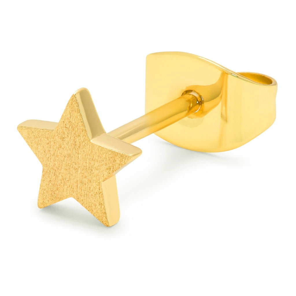 LULU Copenhagen Star örhänge 1 st Ear stud, 1 pcs Guldpläterad