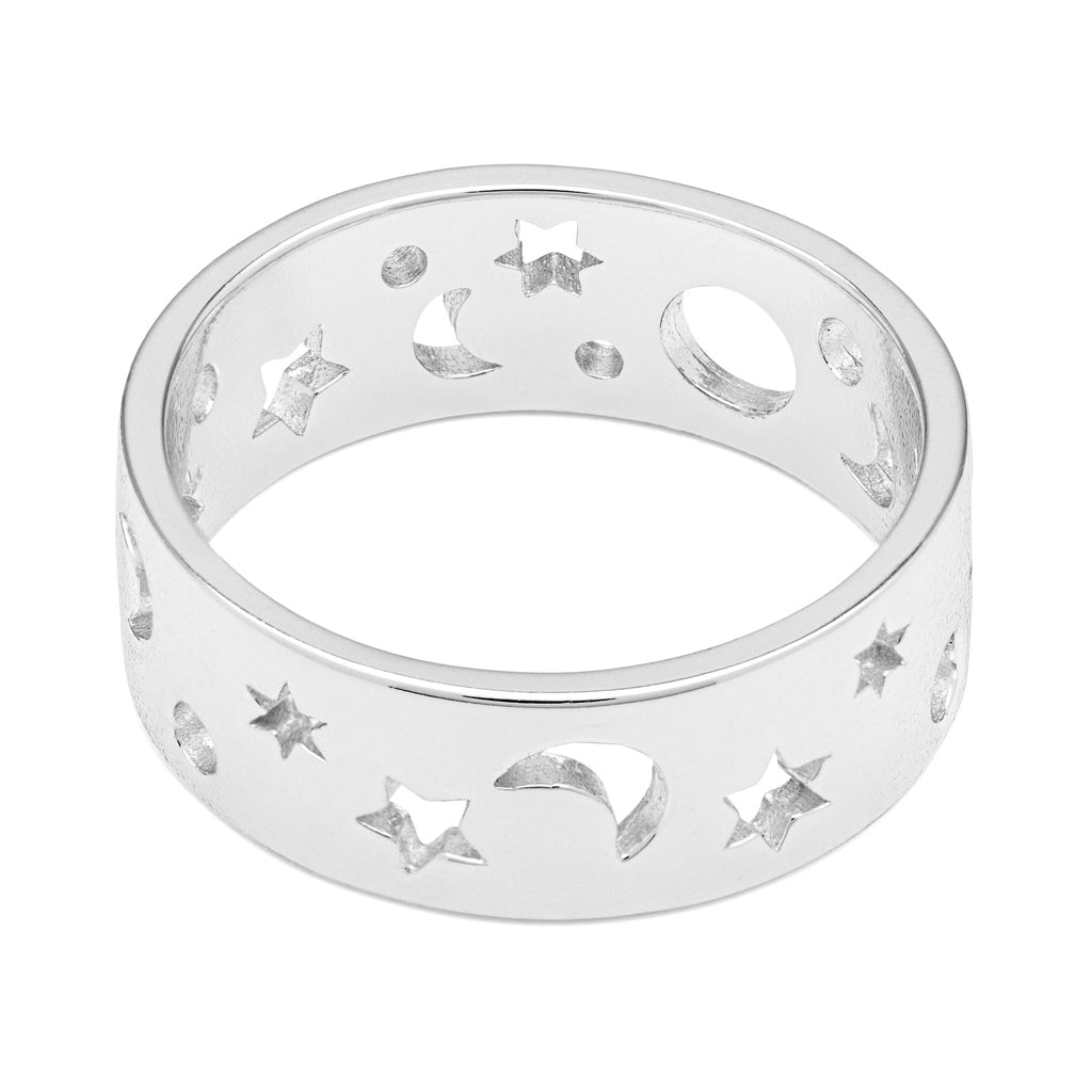 LULU Copenhagen Stardust Ring Rings Silver