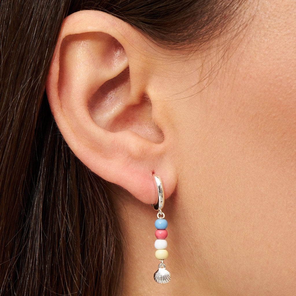 LULU Copenhagen Summer Shell örhänge 1 st Ear stud, 1 pcs Silver Plated