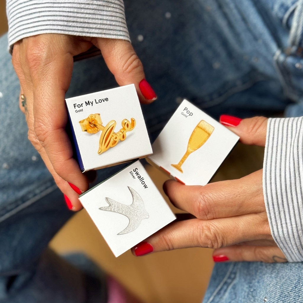 LULU Copenhagen Swallow örhÀnge 1 st Ear stud, 1 pcs Silver