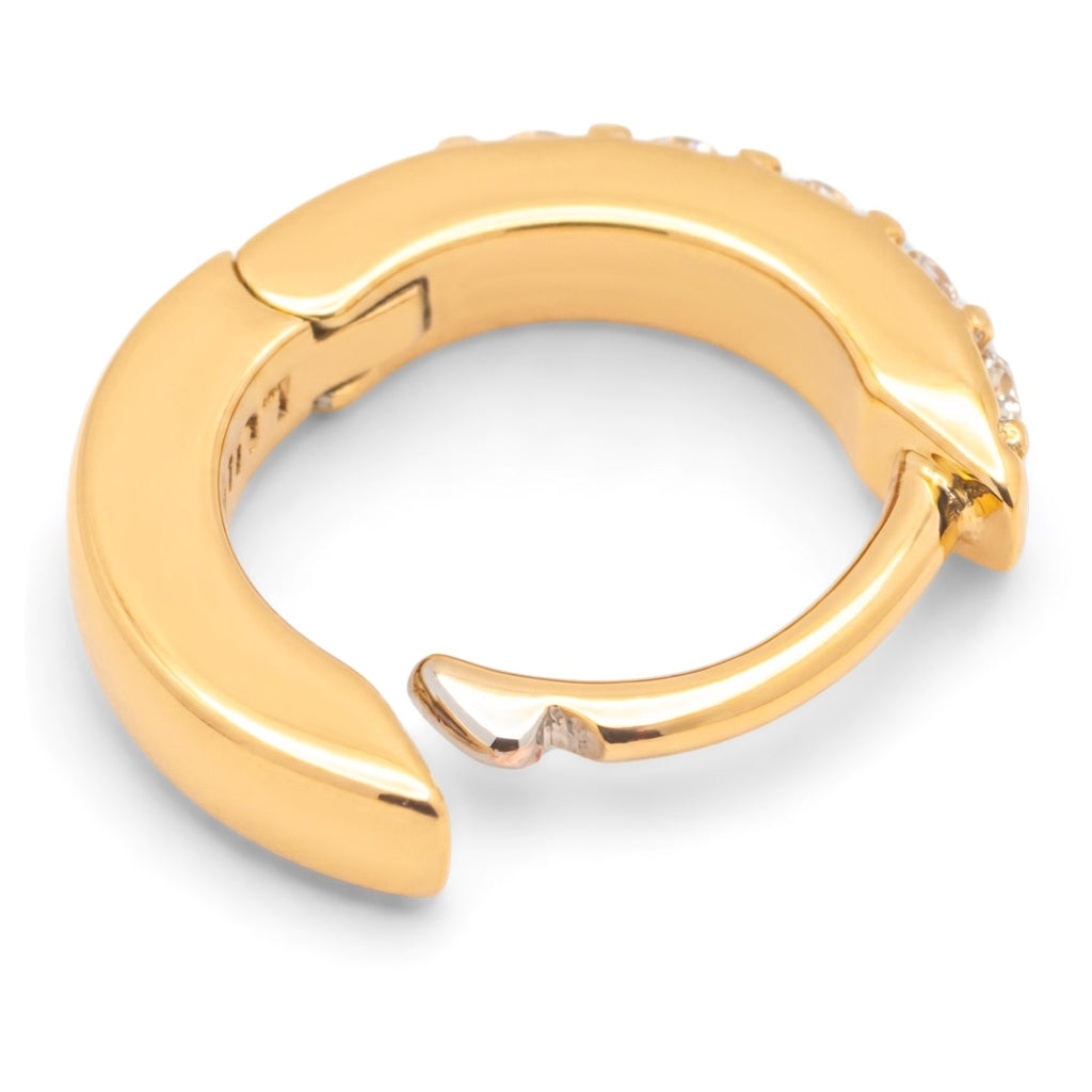 LULU Copenhagen Tennis hoops - Par Hoops Crystal