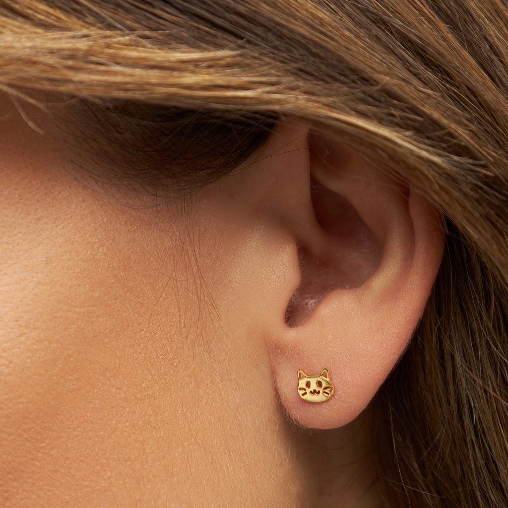 LULU Copenhagen The Cat örhÀnge 1 st Ear stud, 1 pcs GuldplÀterad