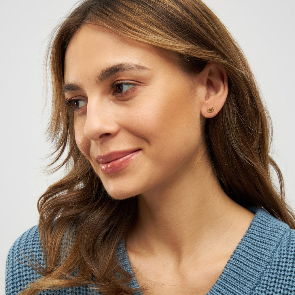 LULU Copenhagen The Cat örhÀnge 1 st Ear stud, 1 pcs GuldplÀterad