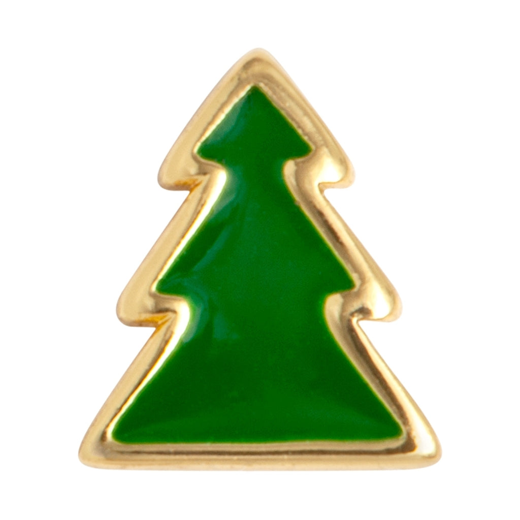 LULU Copenhagen The Green Tree örhänge 1 st Ear stud, 1 pcs Grön