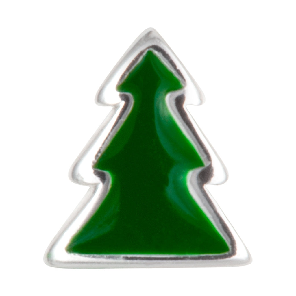 LULU Copenhagen The Green Tree örhänge 1 st Ear stud, 1 pcs Silver Plated