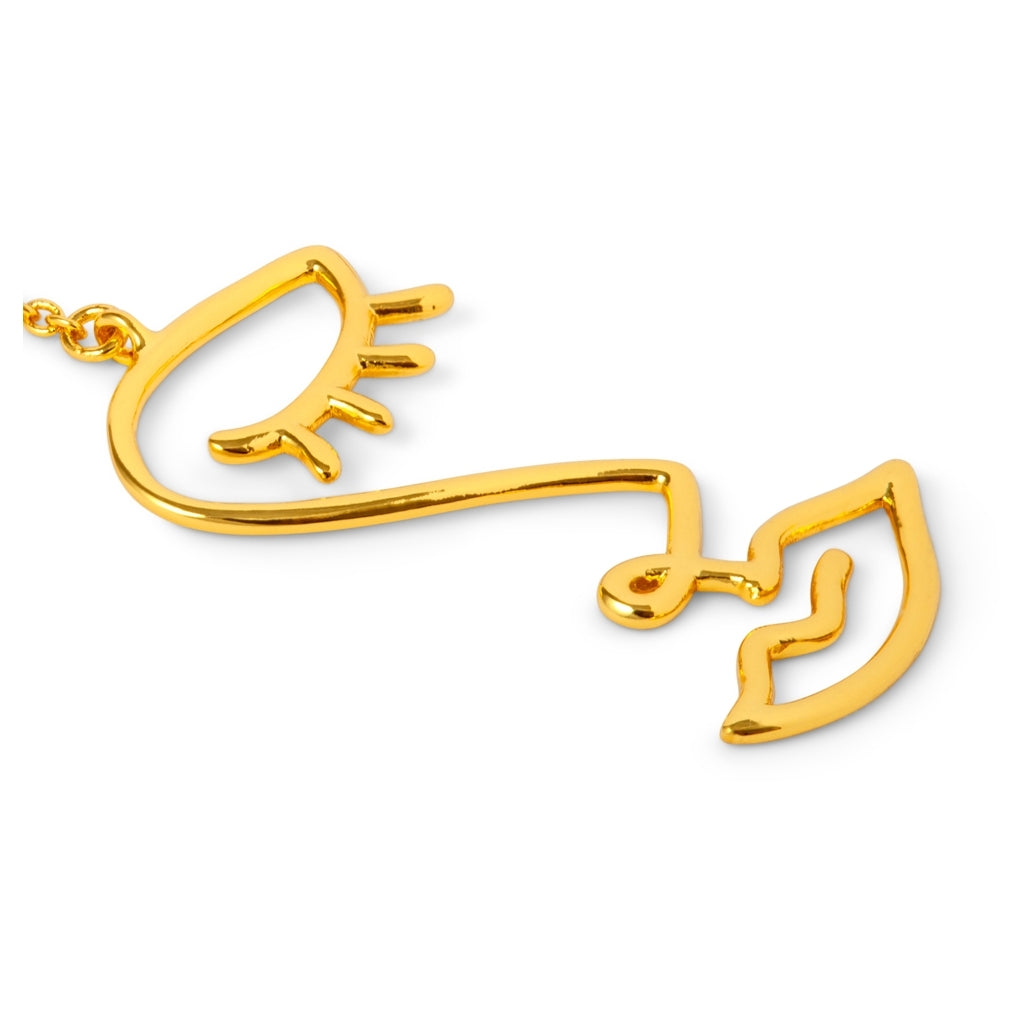 LULU Copenhagen Topping Long Woman örhÀnge 1 st Ear stud, 1 pcs GuldplÀterad