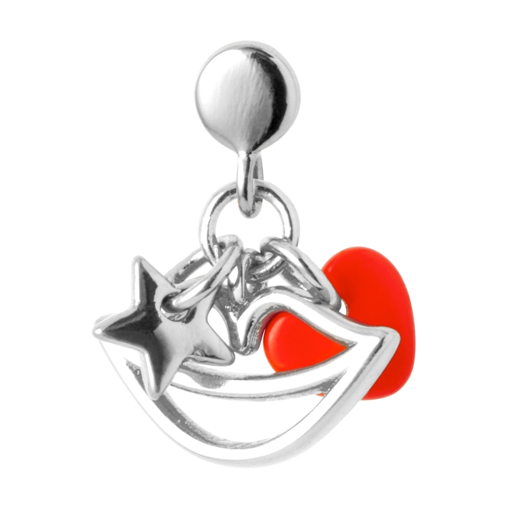 LULU Copenhagen Topping Short Secret örhÀnge 1 st Ear stud, 1 pcs Silver Plated