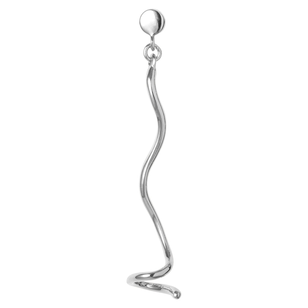 LULU Copenhagen Topping Short Swirl örhänge 1 st Ear stud, 1 pcs Silver Plated