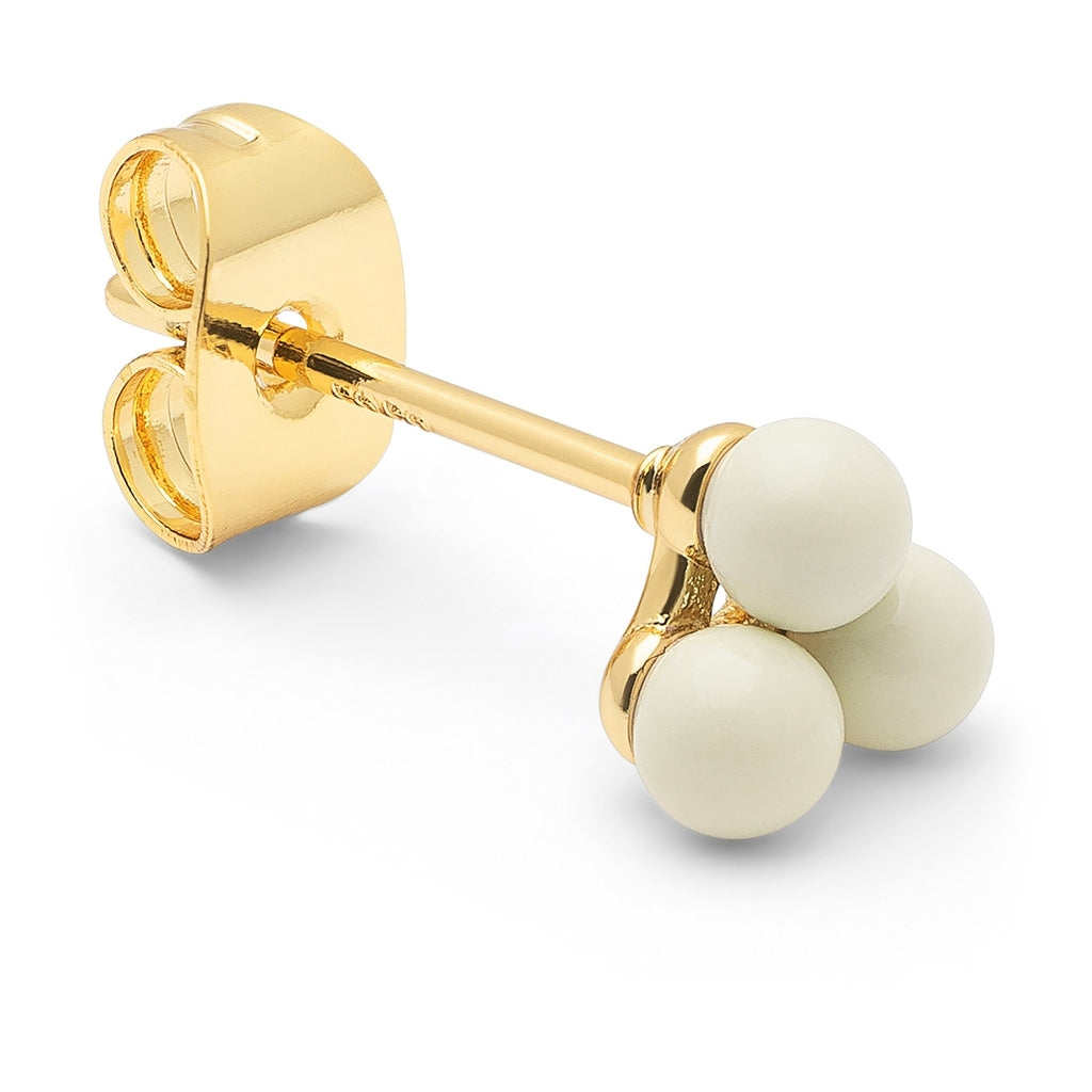 LULU Copenhagen Trio örhÀnge 1 st Ear stud, 1 pcs Coconut Milk