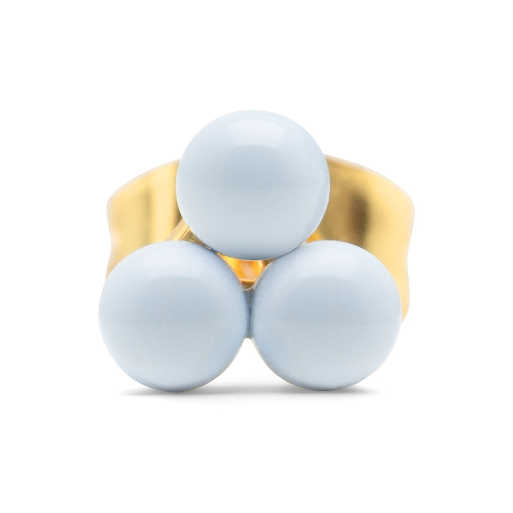 LULU Copenhagen Trio örhÀnge 1 st Ear stud, 1 pcs Skyride Blue