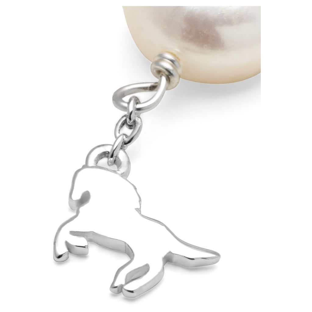 LULU Copenhagen Wild Horse Pearl örhänge 1 st silverpläterad Ear stud, 1 pcs Silver Plated
