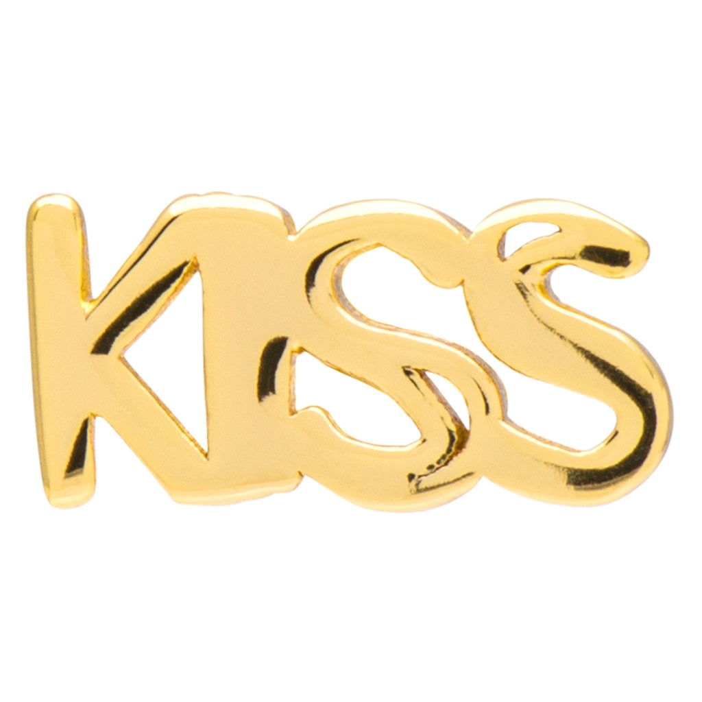 LULU Copenhagen Word Kiss örhÀnge 1 st Ear stud, 1 pcs GuldplÀterad