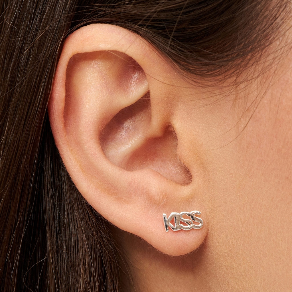 LULU Copenhagen Word Kiss örhÀnge 1 st Ear stud, 1 pcs Silver