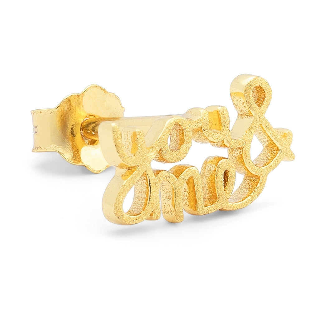 LULU Copenhagen You&Me 1 st Ear stud, 1 pcs GuldplÀterad