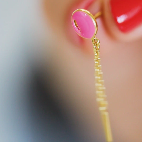 LULU Copenhagen Balloon örhänge 1 st Ear stud, 1 pcs Guldpläterad - Video preview