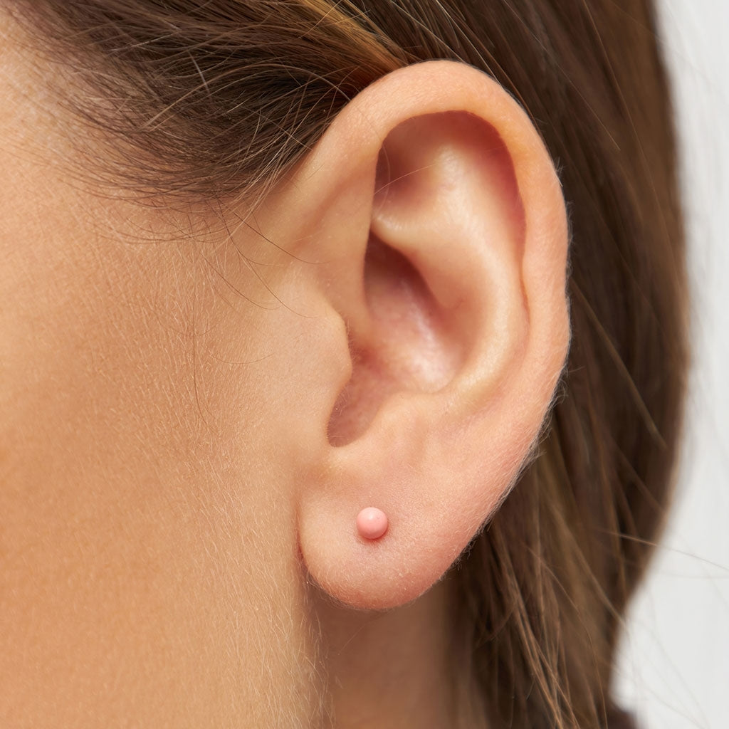 LULU Copenhagen Color Ball örhänge 1 st Ear stud, 1 pcs Burnt Coral