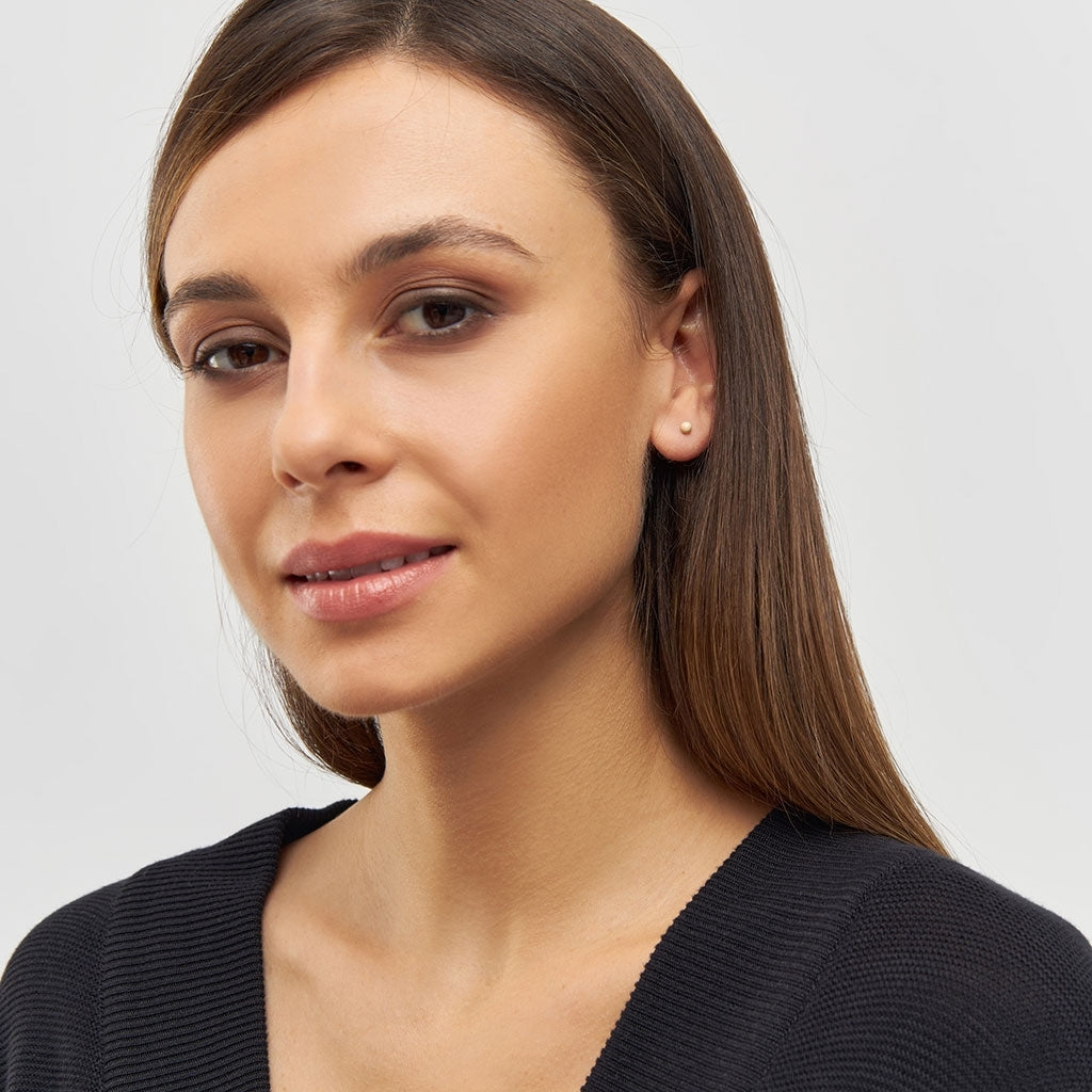 LULU Copenhagen Color Ball örhÀnge 1 st Ear stud, 1 pcs Buttercream