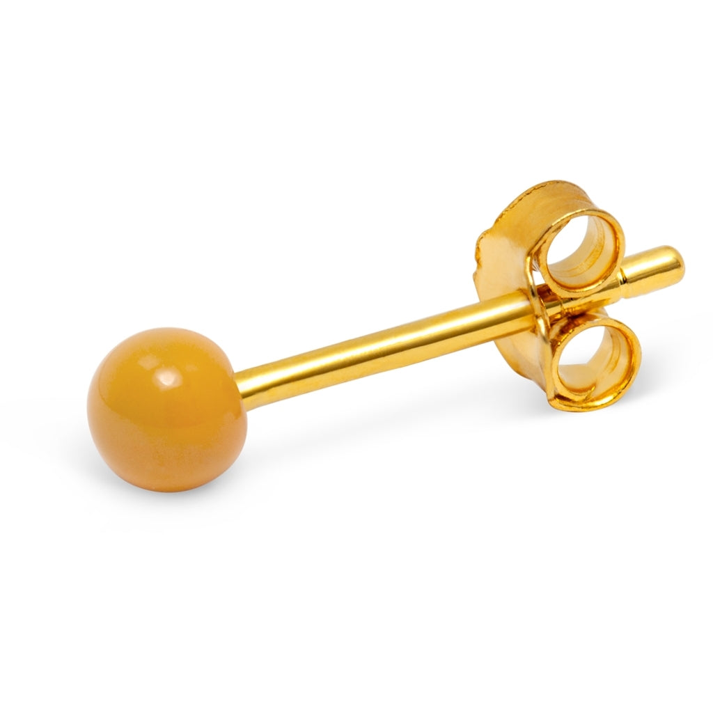 LULU Copenhagen Color Ball örhänge 1 st Ear stud, 1 pcs Marigold