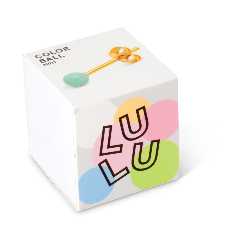LULU Copenhagen Color Ball örhänge 1 st Ear stud, 1 pcs Mint