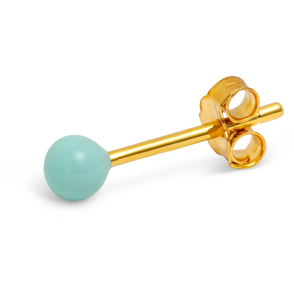 LULU Copenhagen Color Ball örhänge 1 st Ear stud, 1 pcs Mint