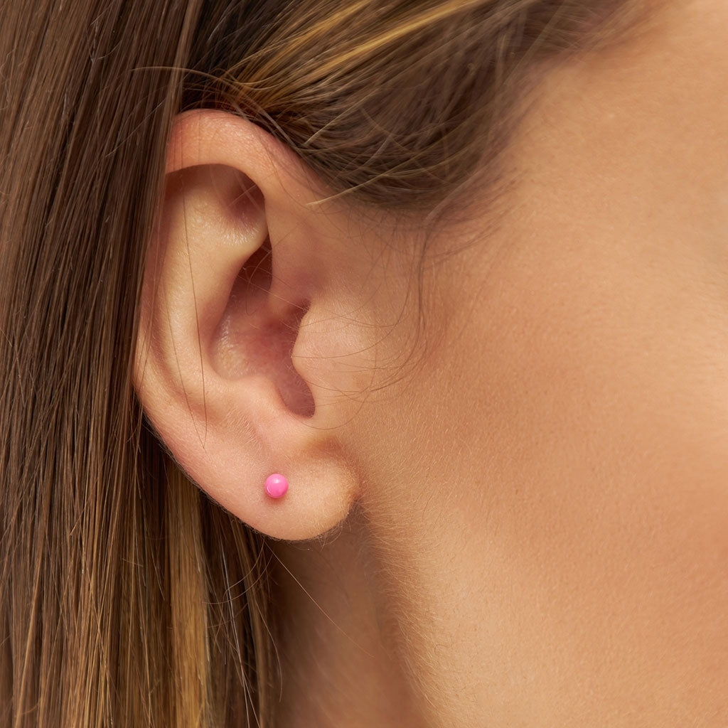LULU Copenhagen Color Ball örhÀnge 1 st Ear stud, 1 pcs Pink