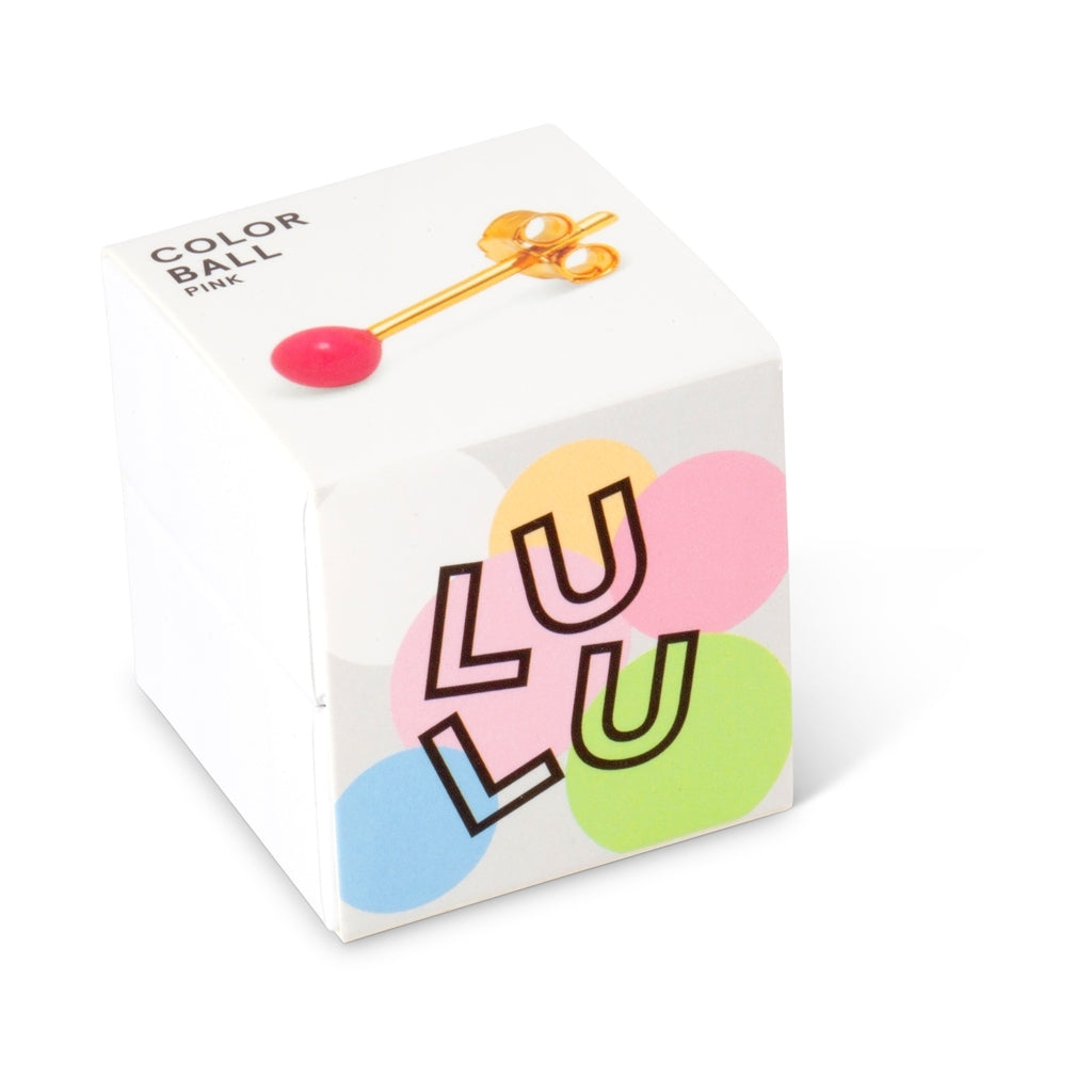 LULU Copenhagen Color Ball örhÀnge 1 st Ear stud, 1 pcs Pink