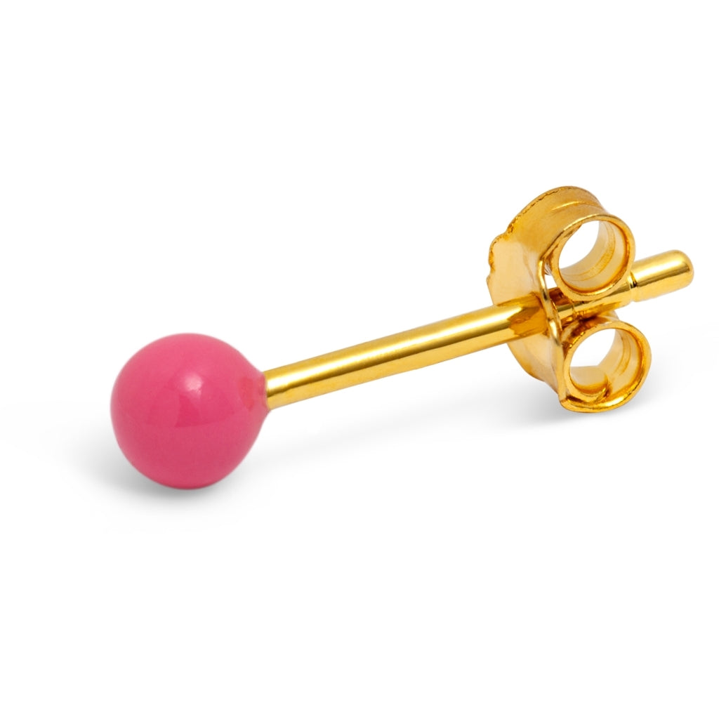 LULU Copenhagen Color Ball örhÀnge 1 st Ear stud, 1 pcs Pink