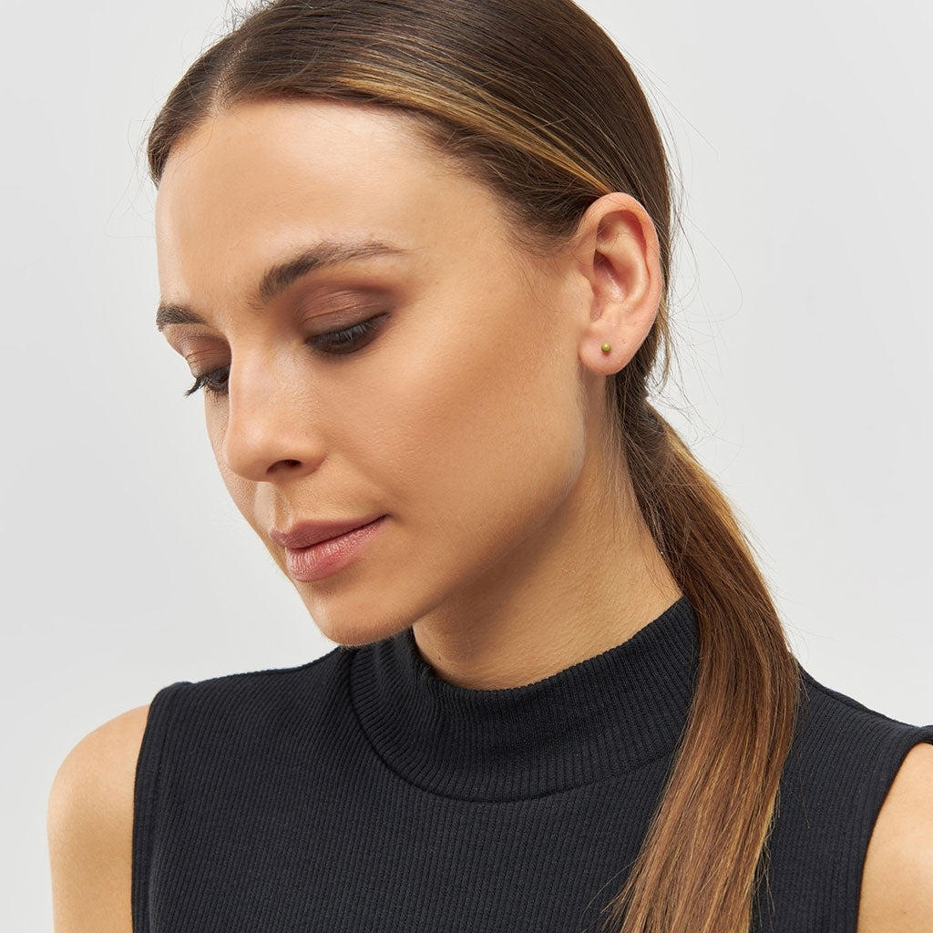 LULU Copenhagen Color Ball örhänge 1 st Ear stud, 1 pcs Willow Green