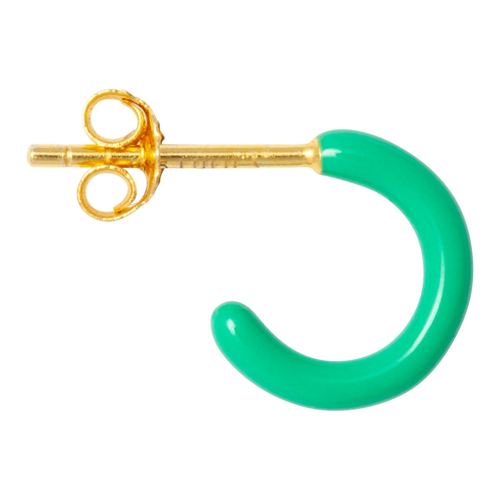 LULU Copenhagen Color Hoop 1 st Hoops Ljusgrön