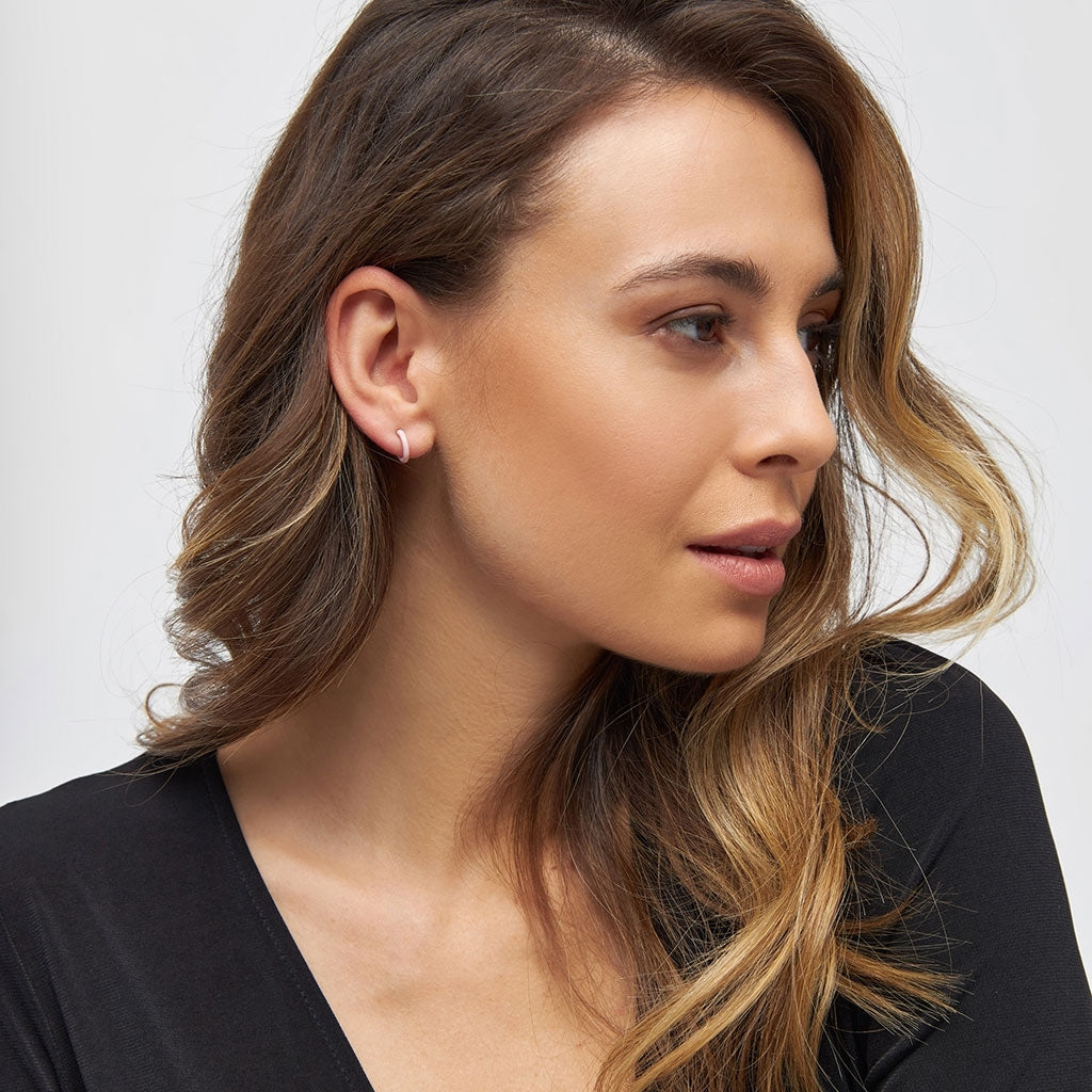 LULU Copenhagen Color Hoop 1 st Hoops Ljusrosa